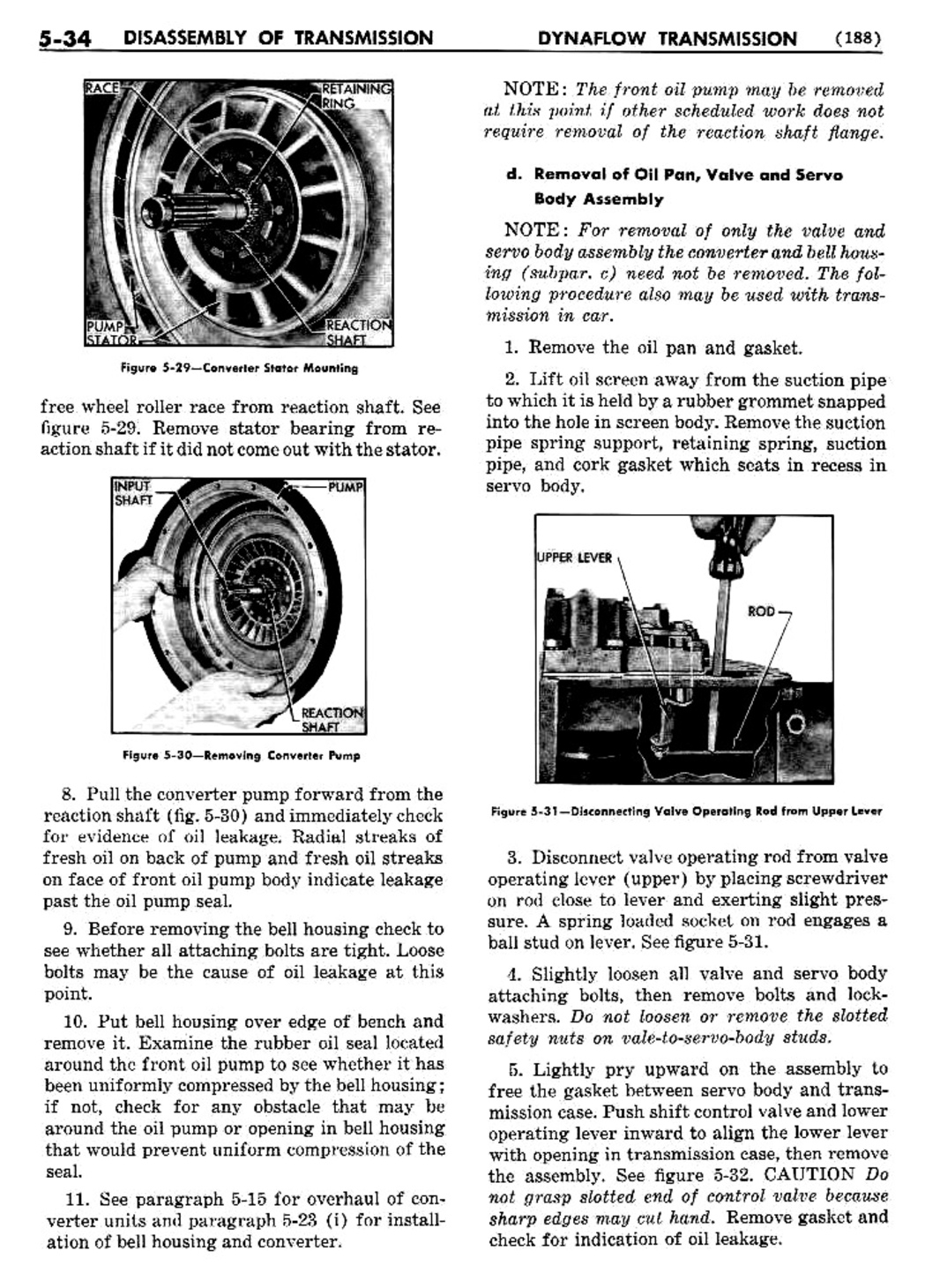 1954 Buick Shop Manual - Dynaflow Page 34 Of 58